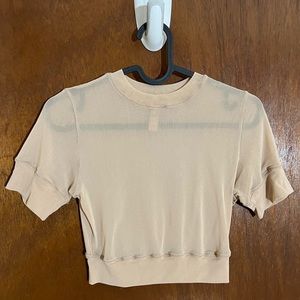 SKIMS Summer Mesh Crop T-Shirt